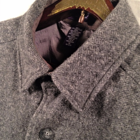 J Ashford Solid Grey Medium Shacket - Picture 3 of 8