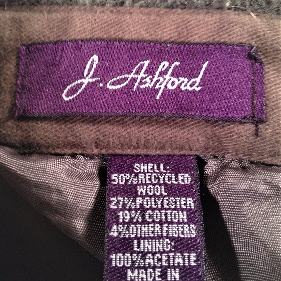 J Ashford Solid Grey Medium Shacket - Picture 7 of 8