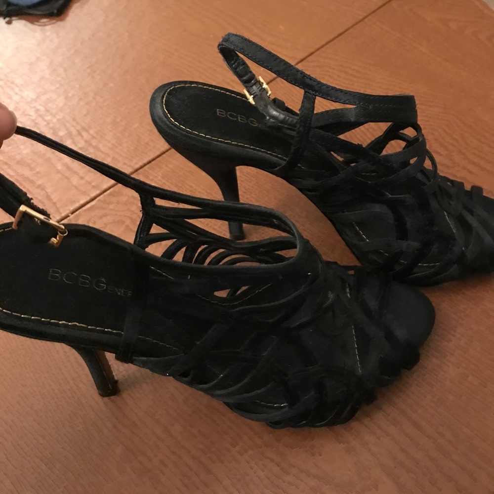 Black BCBG Kelsi Sandals