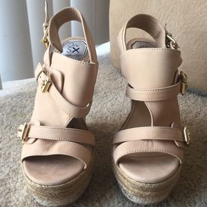 Tan Wedges