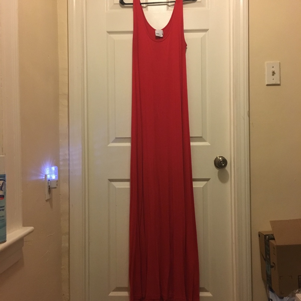 ASOS Curve Red Maxi Dress