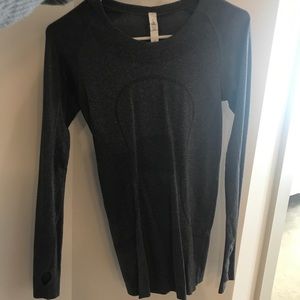 Lululemon swiftly tech grey long sleeve top 4