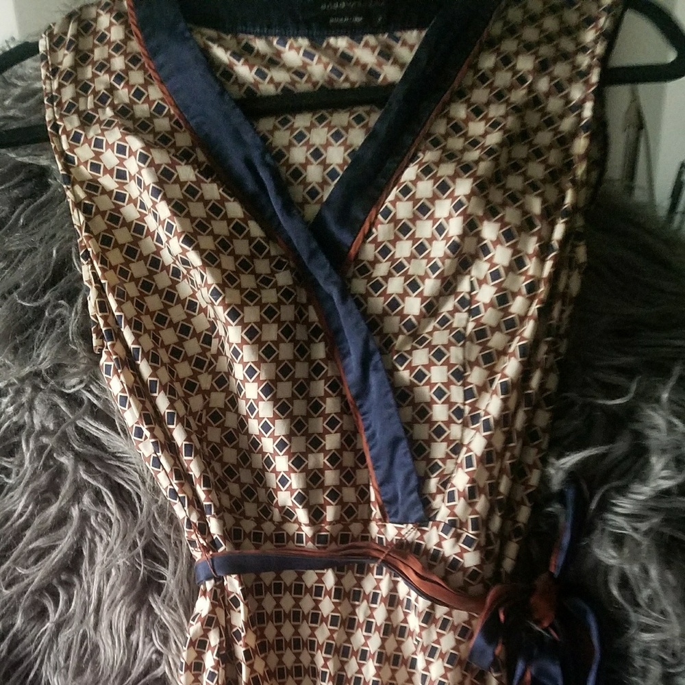 BCBG MaxAzria sleeveless tie dress