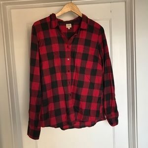Jcrew flannel XL worn once