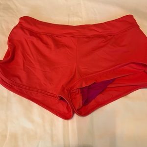 Boy Brief Swim Shorts - Melon/Coral M