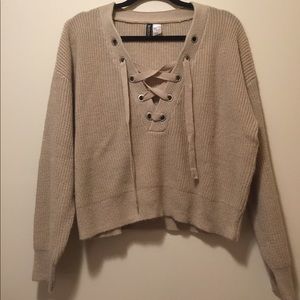 H&M Tie-Up Sweater