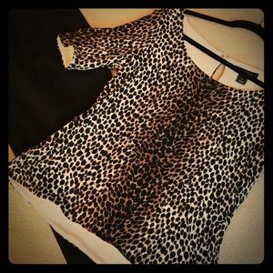 Animal print top! Looks great on!