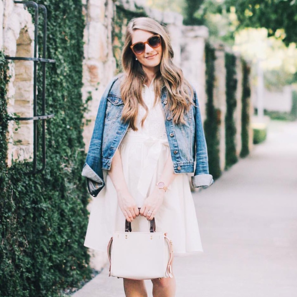 White Eyelet Dress