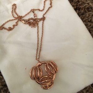 Rose gold necklace