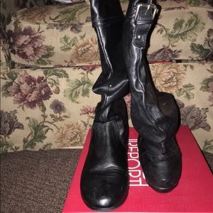 Black boots