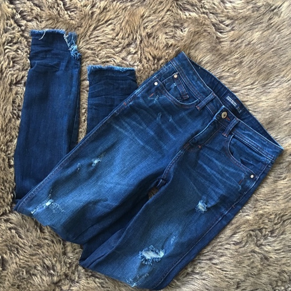 Zara Distressed Skinny Jeans