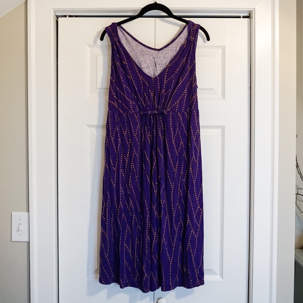 Liz Lange purple xl maternity dress