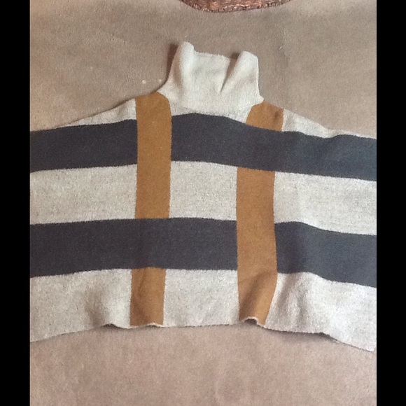 Zara Sweaters - Zara Sweater poncho top NWT high neck