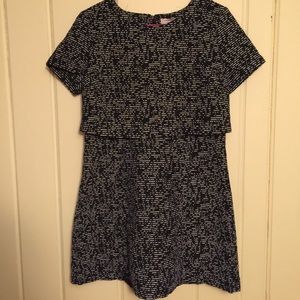 Black with White Detail Dress