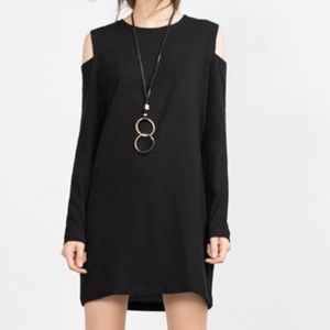 Like New! Zara Cold Shoulder Dress