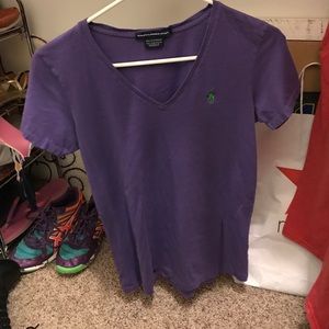 Purple Ralph Lauren Polo Tee