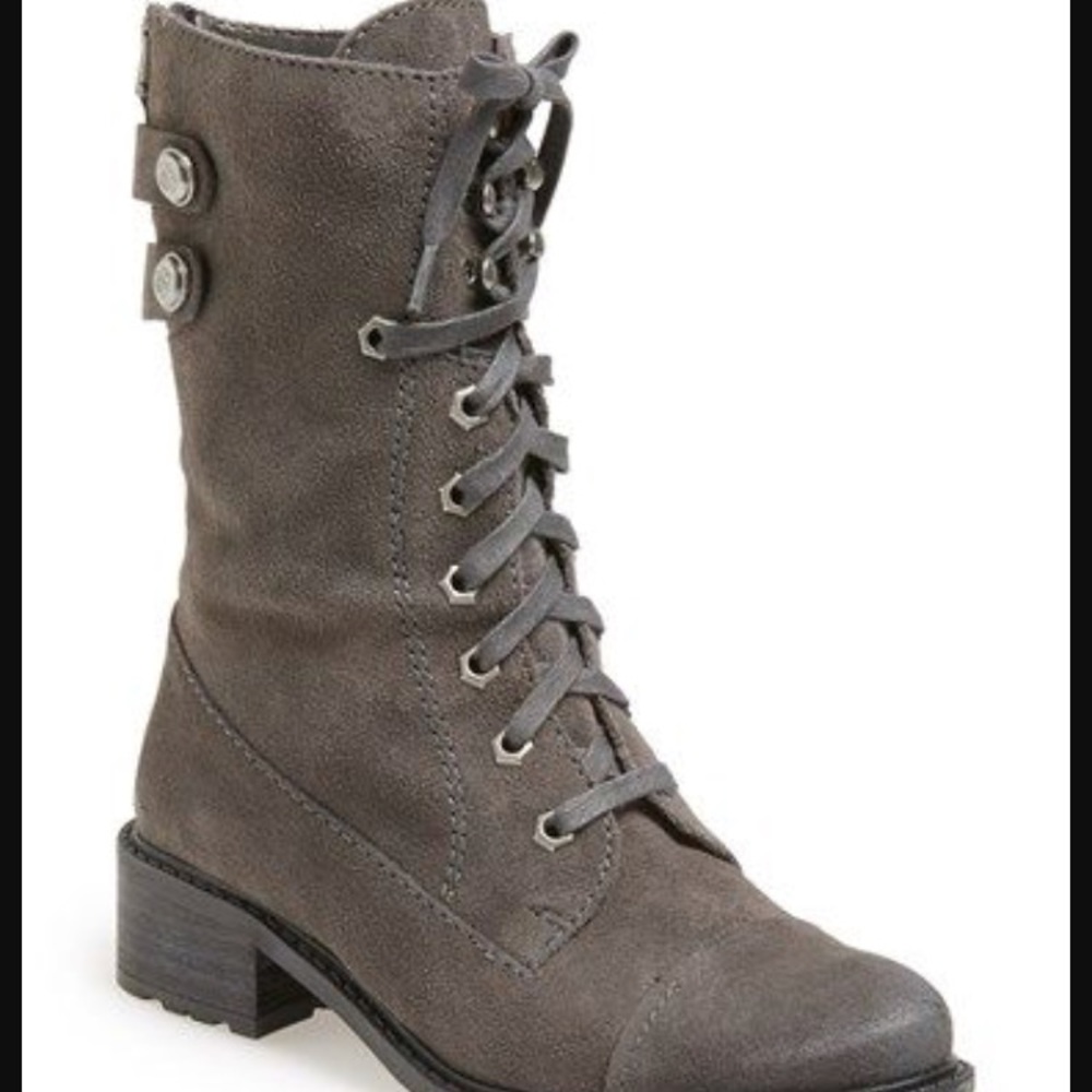 Sam Edelman Darwin Combat Boot Suede
