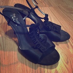 Black Ankle Strap Heels