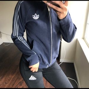 Navy adidas jacket