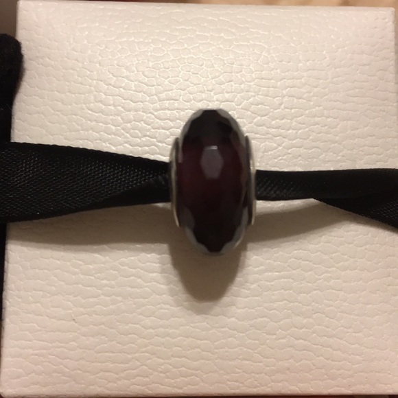 New Pandora Deep Purple Fascinating Glass Bead - Picture 2 of 4