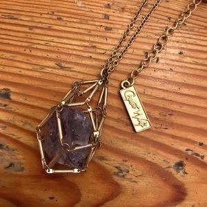 Crystal Wolf ‘Lark’ Amethyst Necklace