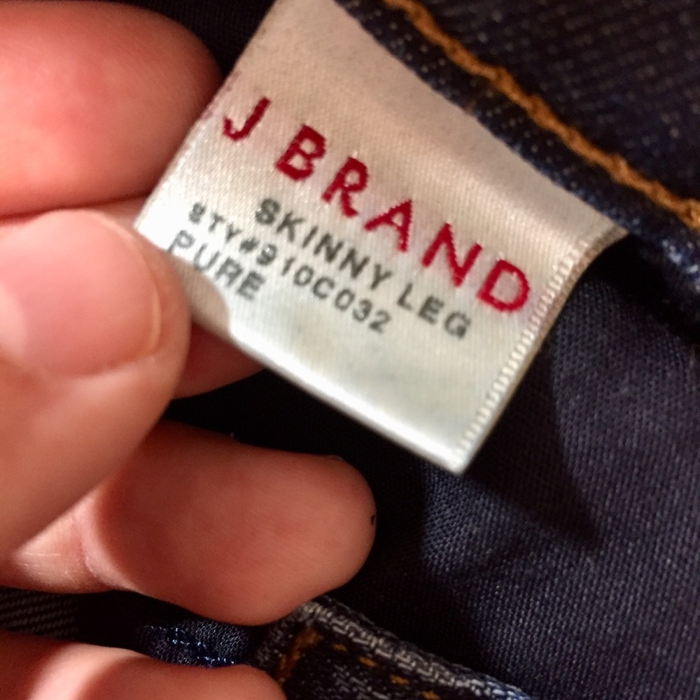 J Brand Skinny Leg Jeans, Pure, Size 28 - Picture 6 of 8