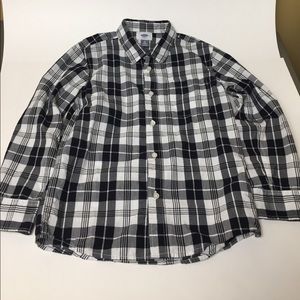 Boys button down long sleeve shirt.