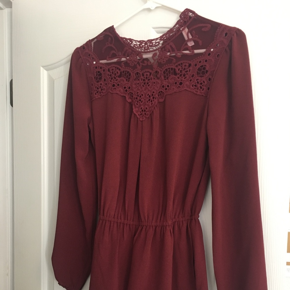 Classy Maroon Romper