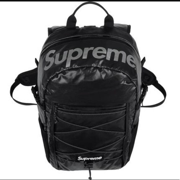 Supreme black backpack main image 2