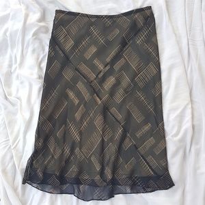 00's business flare skirt (knee length)