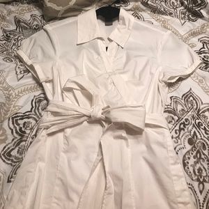 SS White wrap shirt