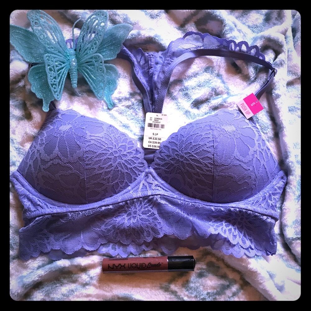 Pink Victoria’s Secret Lace Bralette