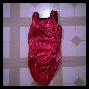GK red leotard