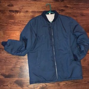 MID-weight navy jack XL vintage, gas station-esque