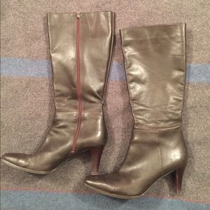 Brown Leather Dress Boots