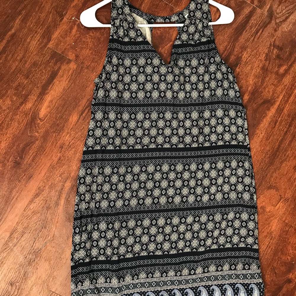 Old Navy Blue V-neck Sleeveless Summer Dress