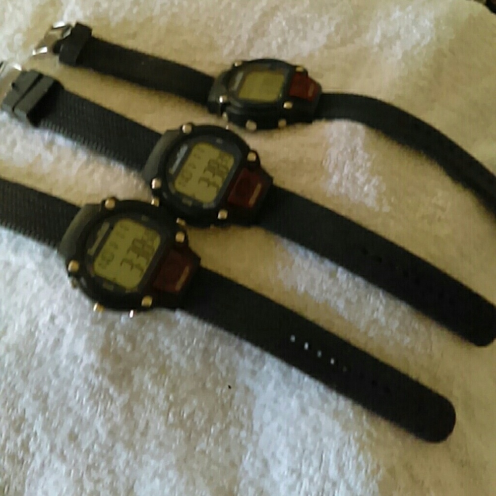 Three new digital watchs