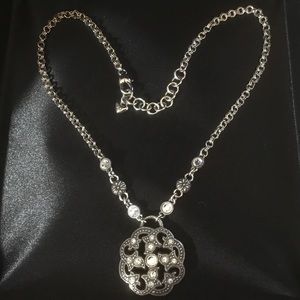 Brighton Solid Pendant Adorned with Crystals/NWOT