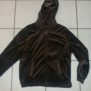 Womens XL White Stag Brown Light Sweatshirt