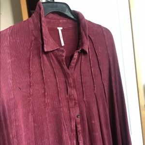 Free people Buttondown tunic shirt dress