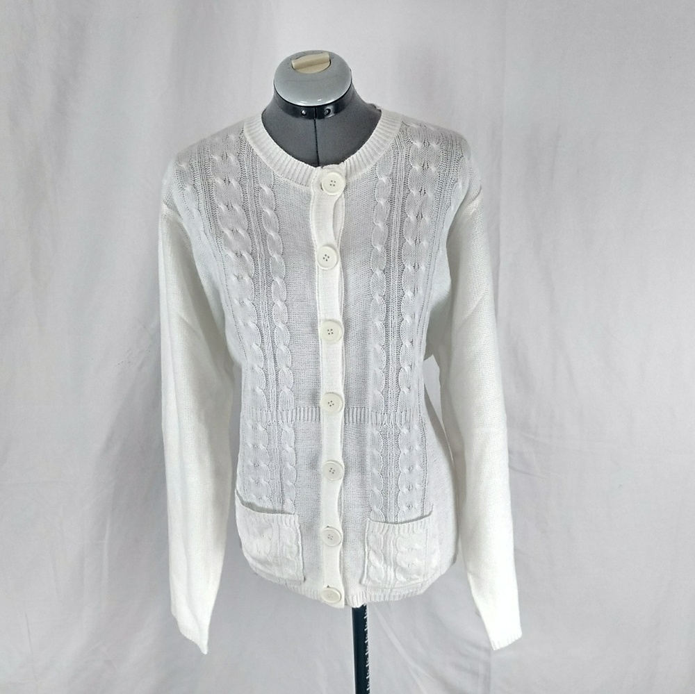 Haband Button Down Knit Sweater XX
