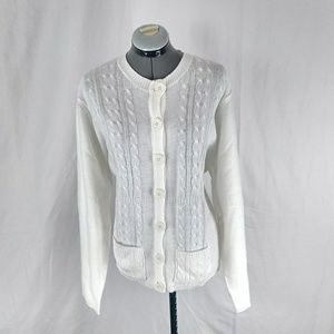 Haband Button Down Knit Sweater XX