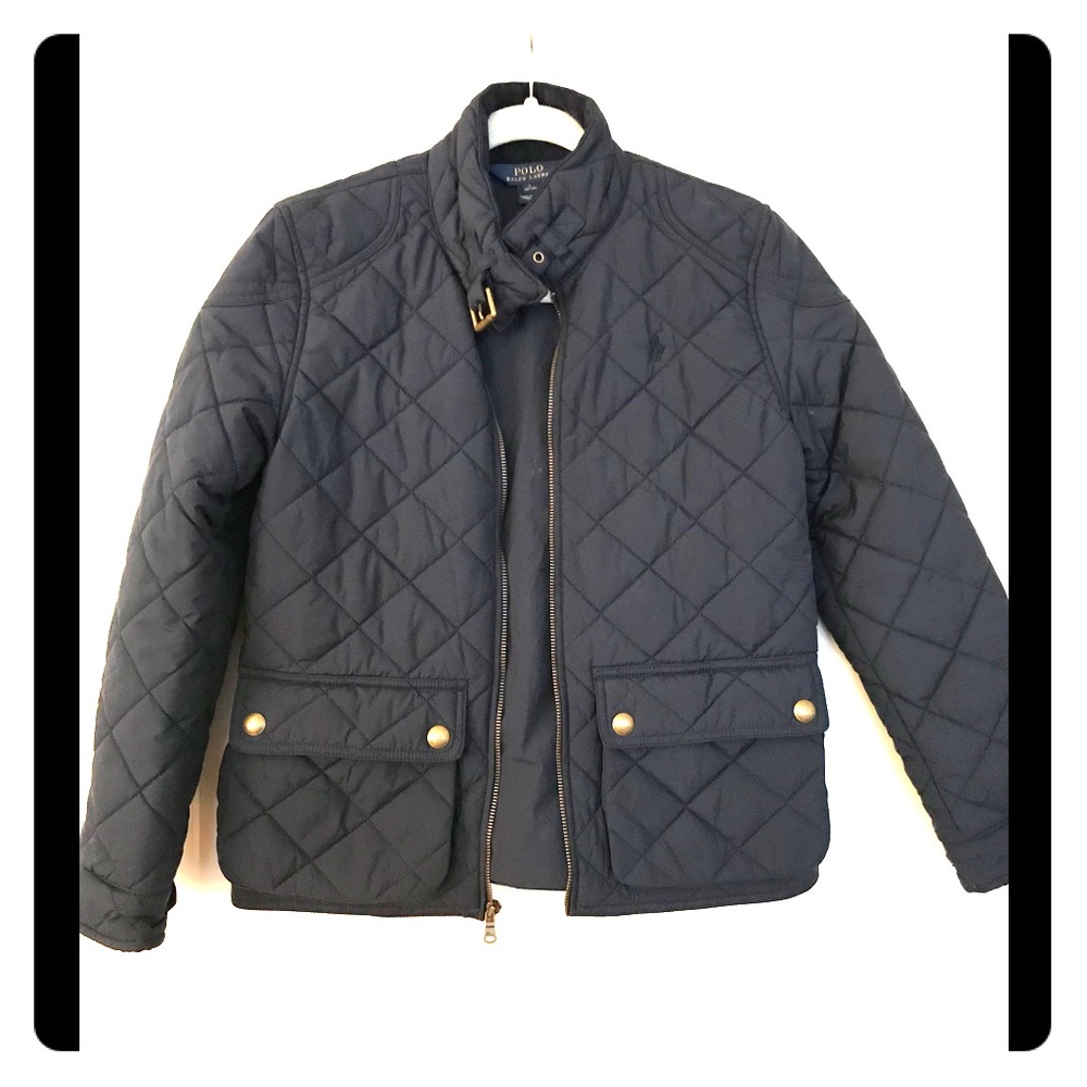 Girl's Ralph Lauren Polo Quilted Jacket