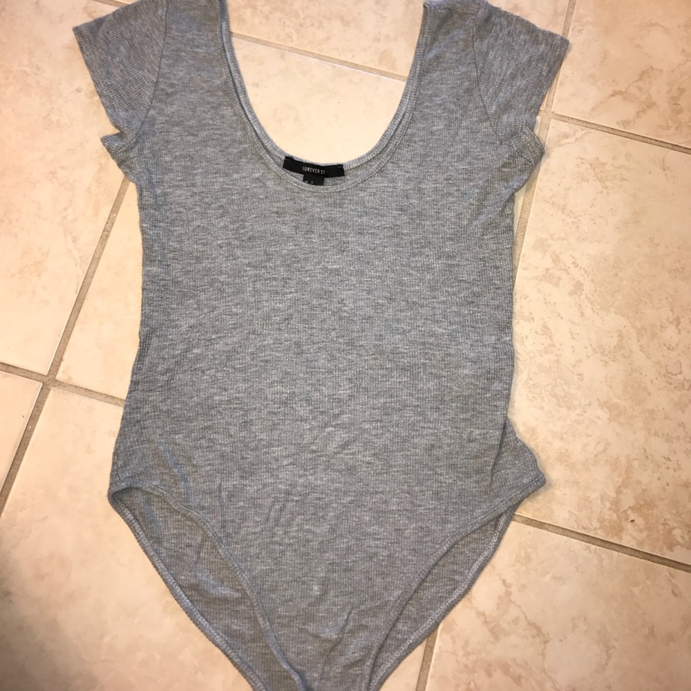 Grey bodysuit