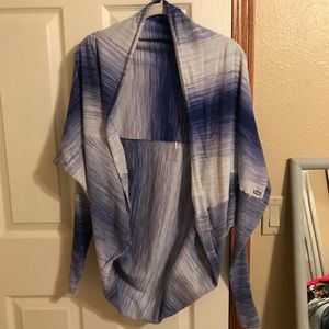 Cocoon wrap sweater by Calia