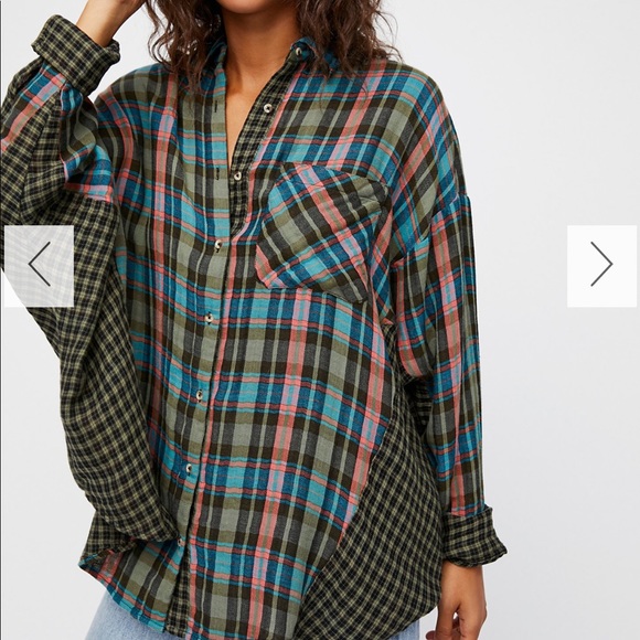 Free People Tops - Free People “One Of The Guys” Flannel