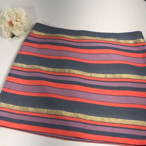 J. Crew Factory Dresses & Skirts - J Crew Factory Striped Mini Skirt