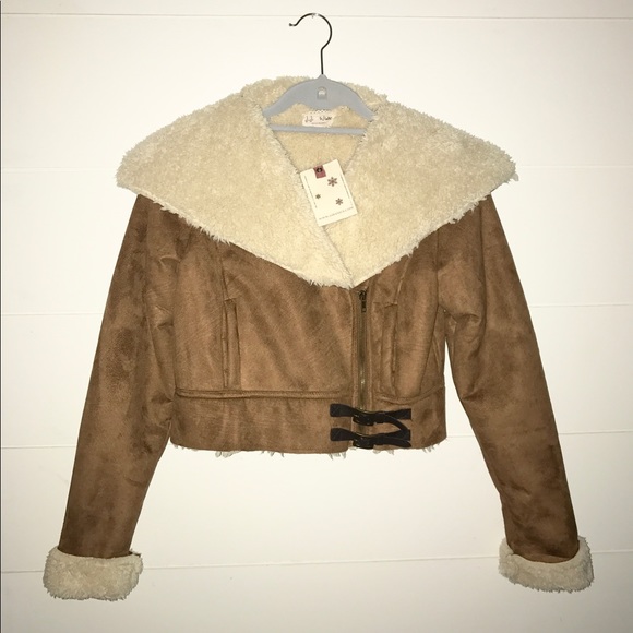 Jackets & Blazers - NWT Faux Fur and Suede Jacket