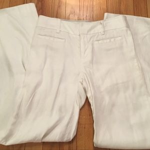 Lilly Pulitzer white linen trousers size 2 ❤️