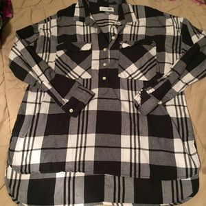 Flannel Boyfriend Tunic